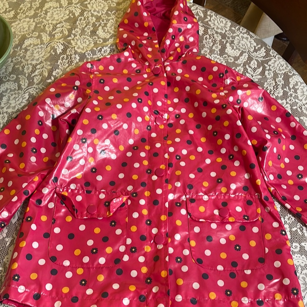 Girls Oshkosh B’gosh Rain Coat Like New